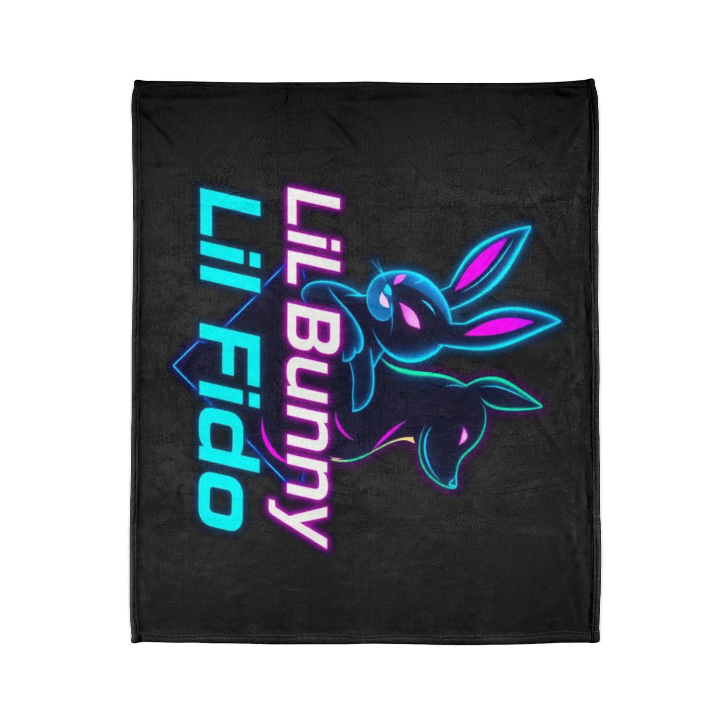 Lil Bunny & Lil Fido Soft Polyester Blanket – Cozy Pet-Themed Throw for Animal Lovers