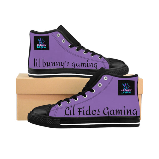 Custom High Top Sneakers - 'Lil Bunny's Gaming' Edition