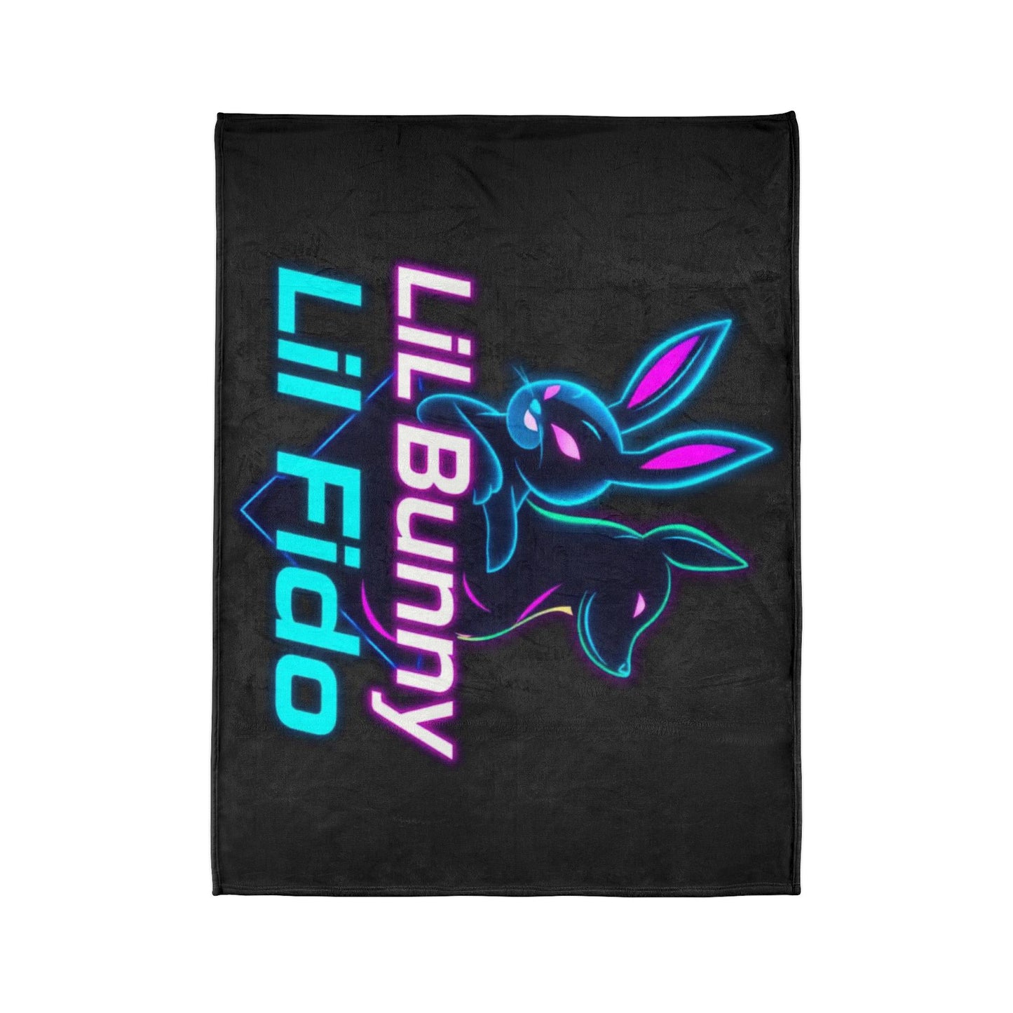 Lil Bunny & Lil Fido Soft Polyester Blanket – Cozy Pet-Themed Throw for Animal Lovers