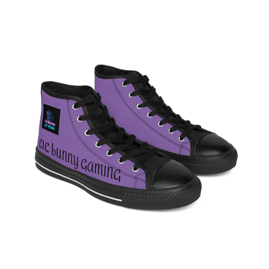 Quirky Bunny Gaming Sneakers for Women - Fun & Stylish High Tops